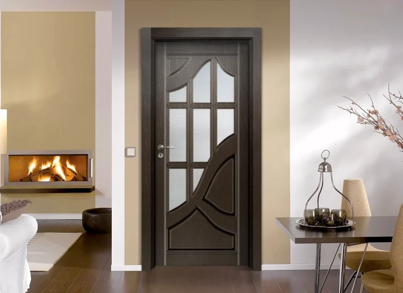 Интериорна врата Sil lux 3003, цвят Златен Кестен