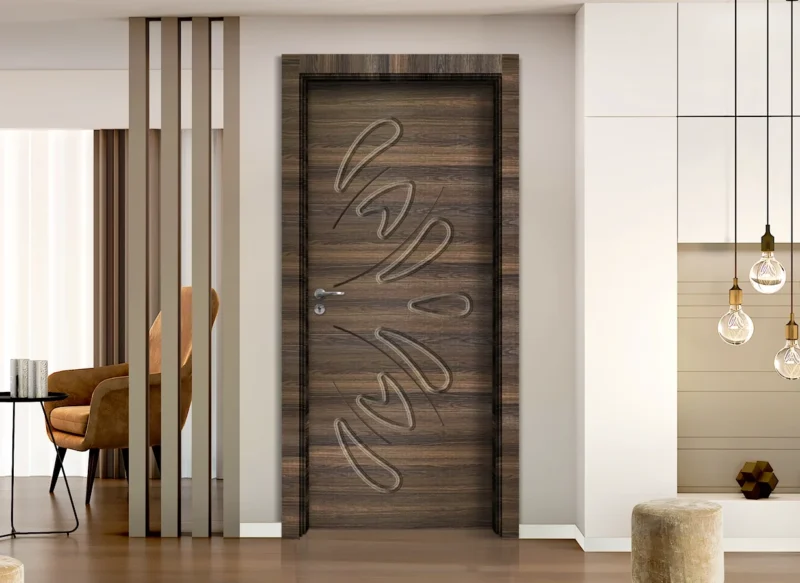 Интериорна врата Sil lux 3011p, цвят Райски Орех