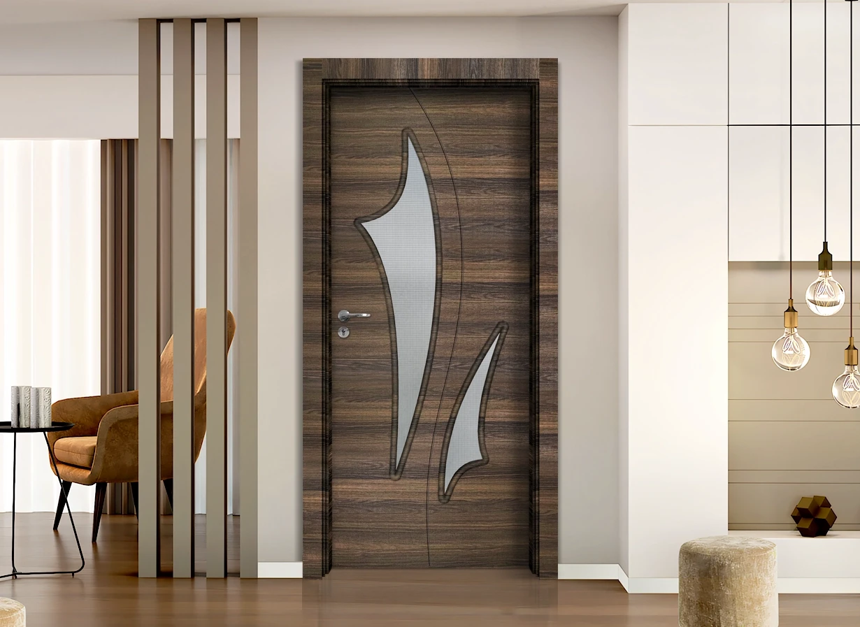 Интериорна врата Sil lux 3014, цвят Райски Орех