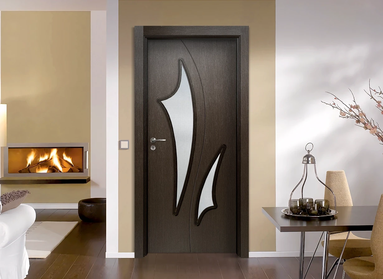 Интериорна врата Sil lux 3014, цвят Златен Кестен