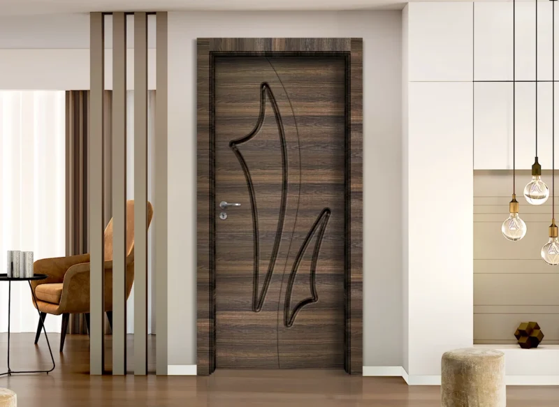 Интериорна врата Sil lux 3014p, цвят Райски Орех