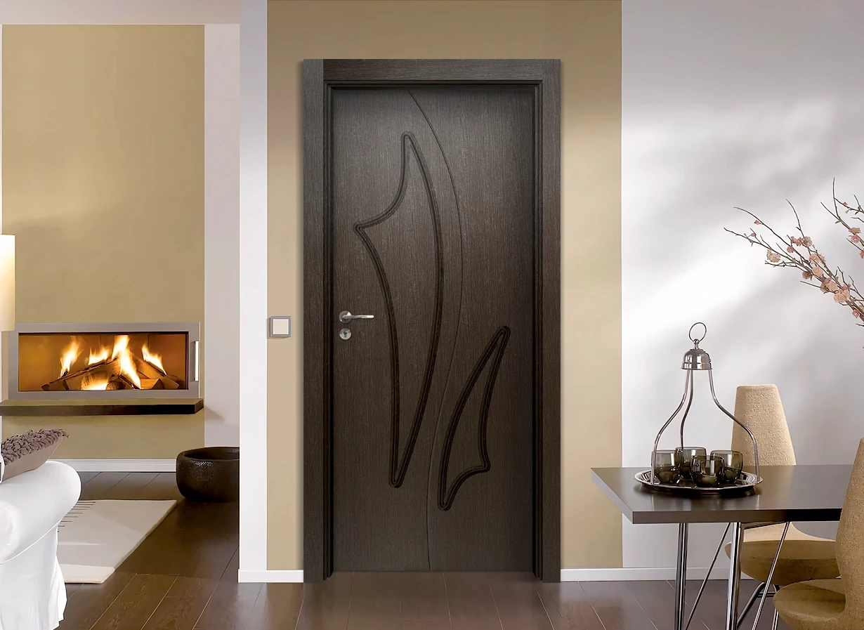 Интериорна врата Sil lux 3014p, цвят Златен Кестен