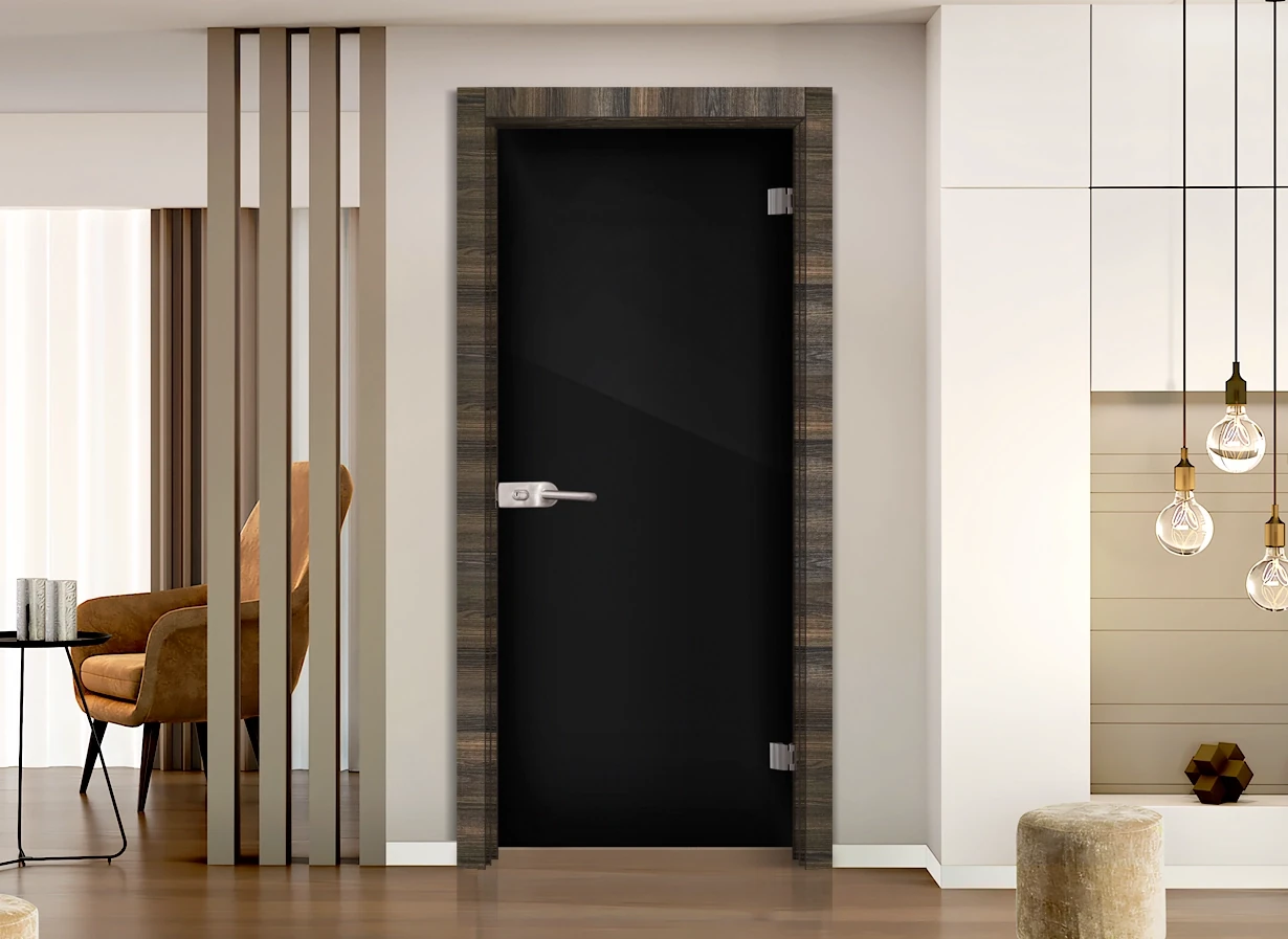 Стъклена Врата Sillux Folio G 15-2 Райски Орех