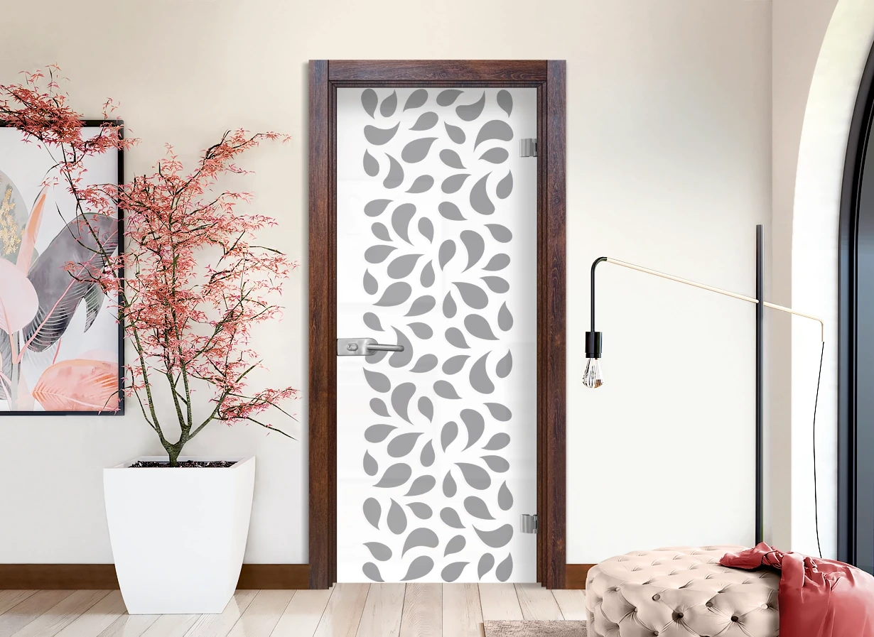 Стъклена врата Sillux Print G 13-1 Японски бонсай