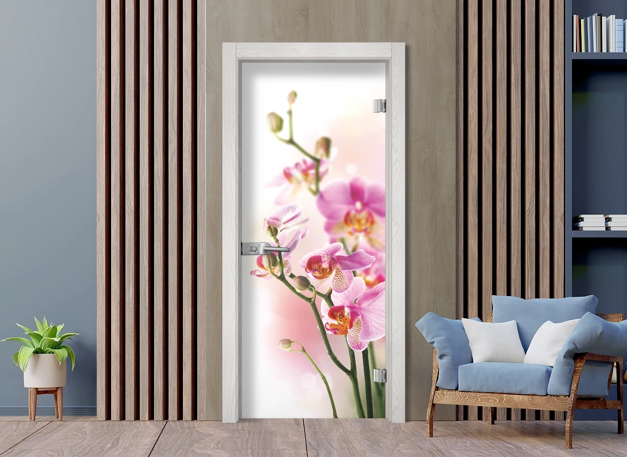 Стъклена врата Sillux Print G 13-2 Снежен бор