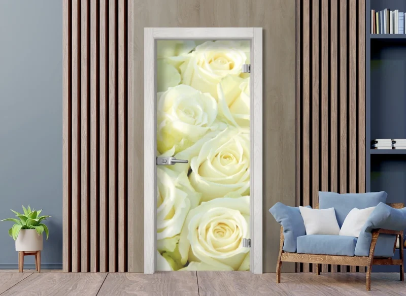 Стъклена врата Sillux Print G 13-6 Снежен бор