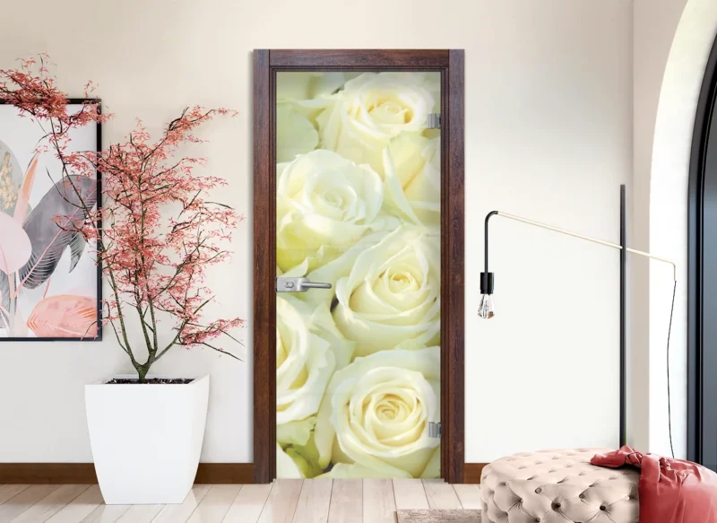 Стъклена врата Sillux Print G 13-6 Японски бонсай