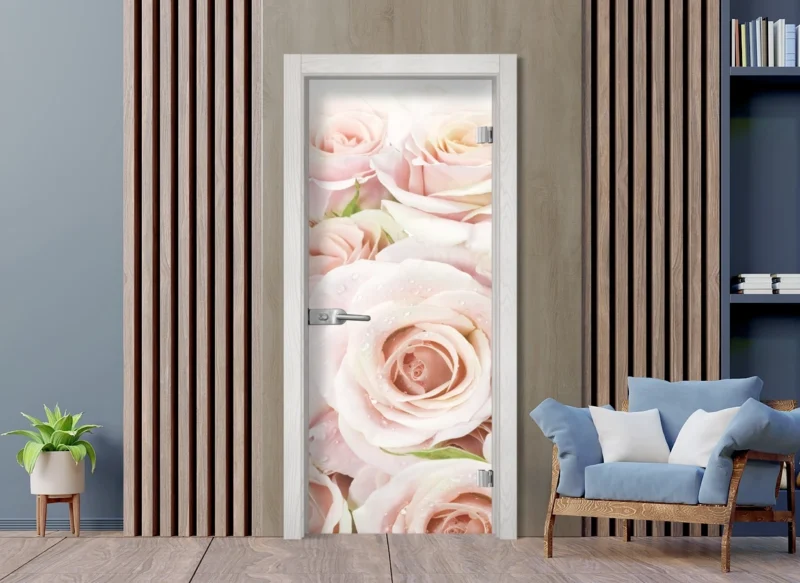 Стъклена врата Sillux Print G 13-7 Снежен Бор